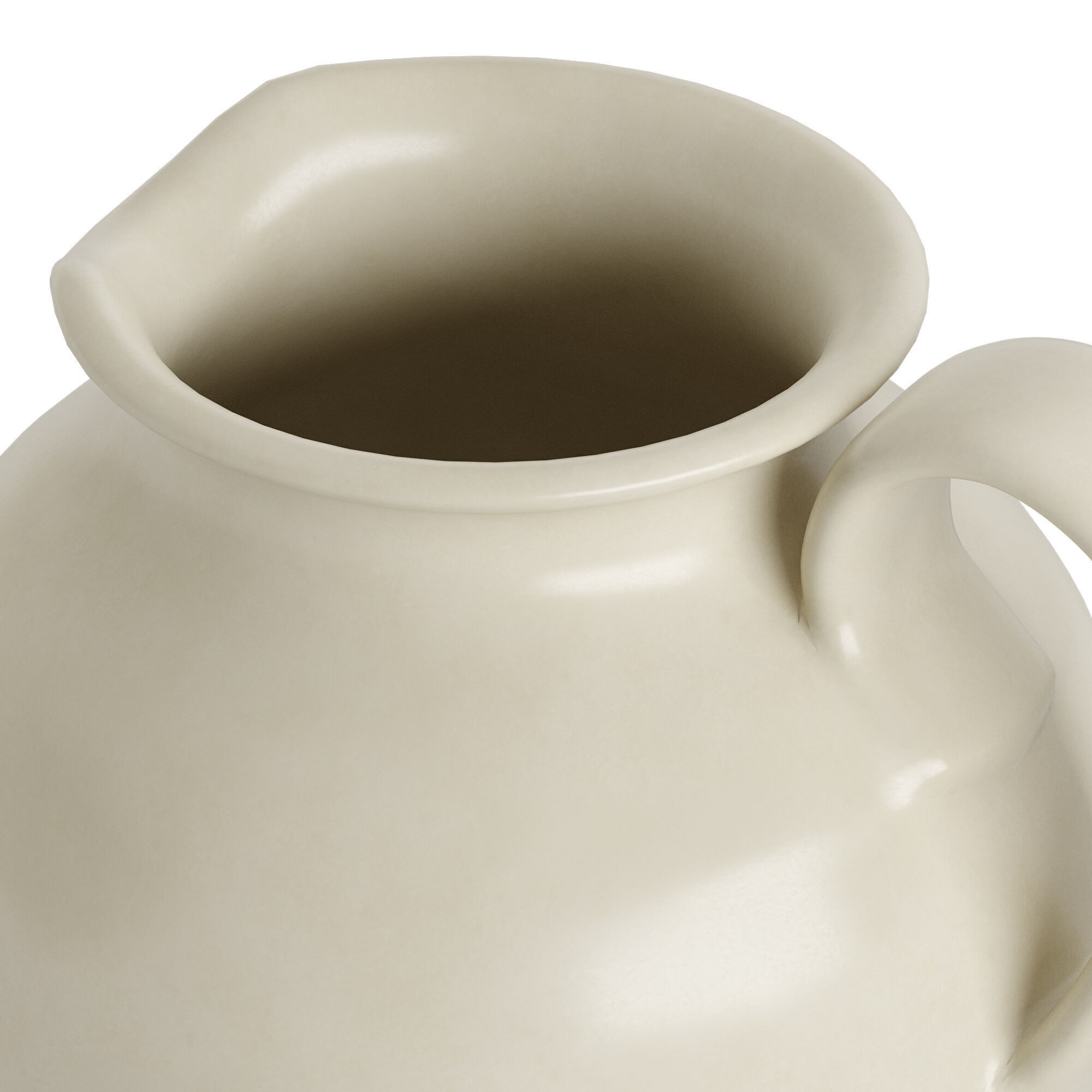 Cream Pitcher 3D model_2