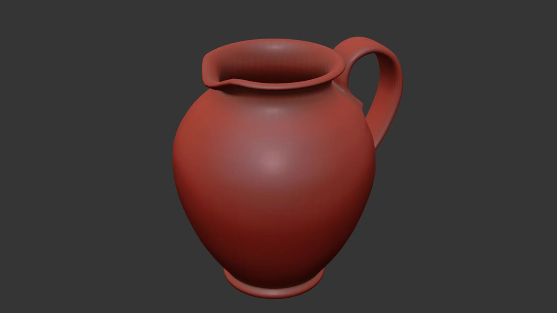 Cream Pitcher 3D model_6