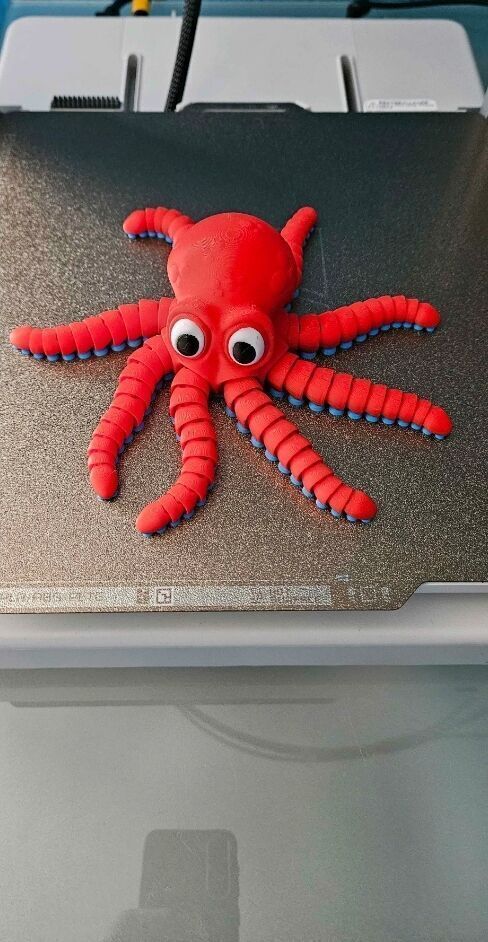 Articulated  octopus  3D print model_8