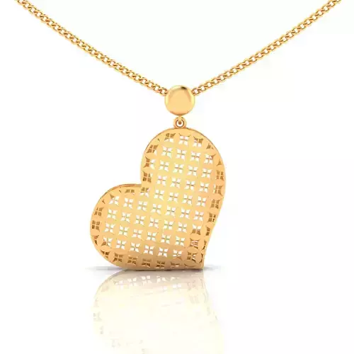 fusion women gold pendant 1011