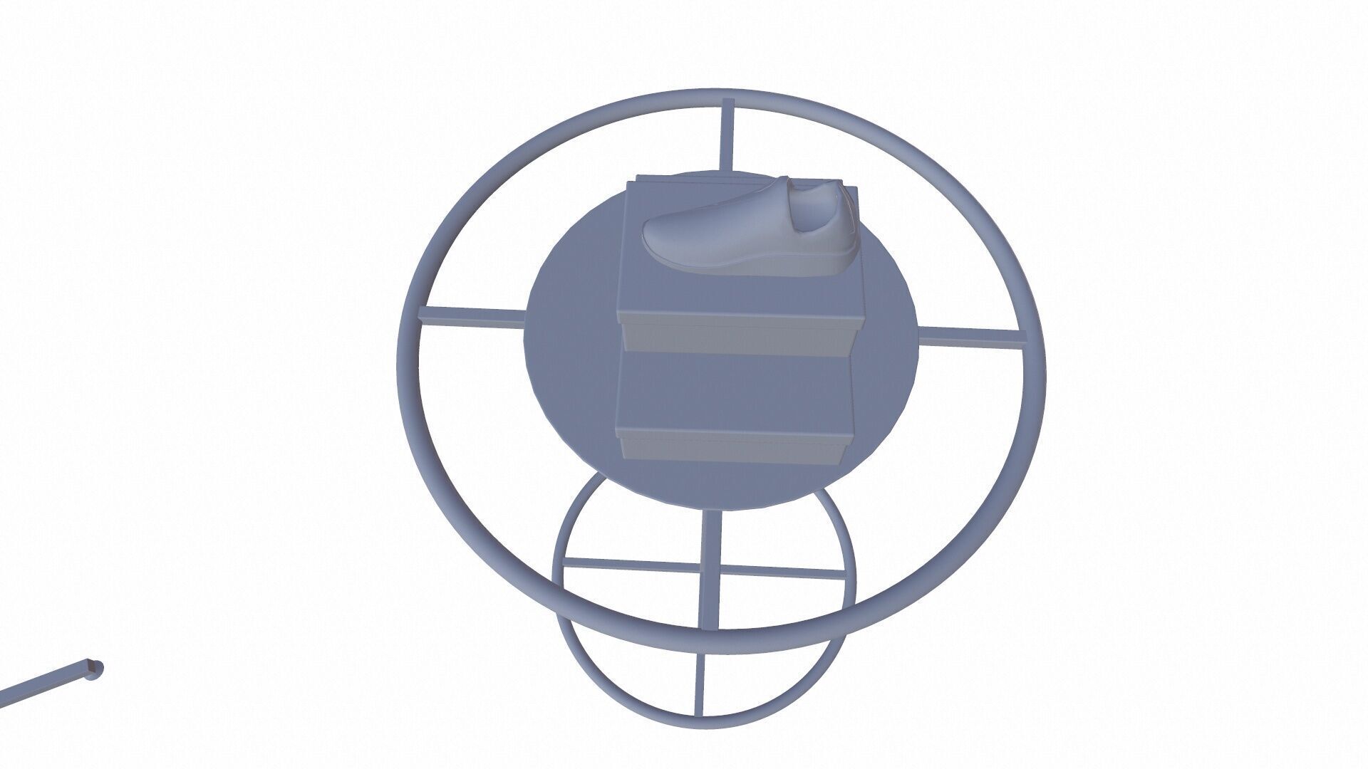 Racks Low-poly 3D model_4