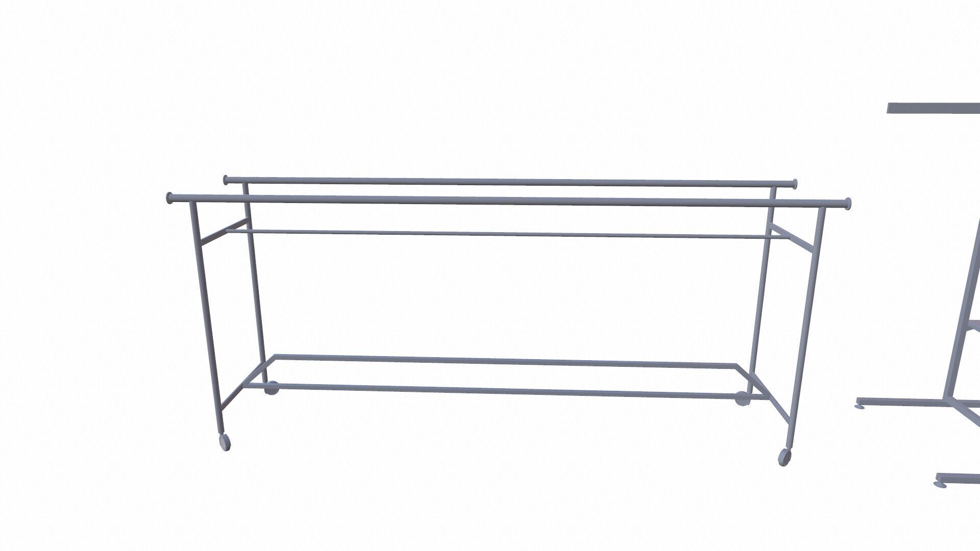 Racks Low-poly 3D model_6