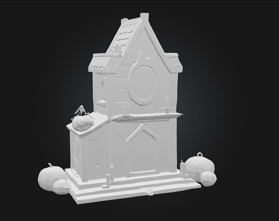 Haunted House Delight 3D model_4