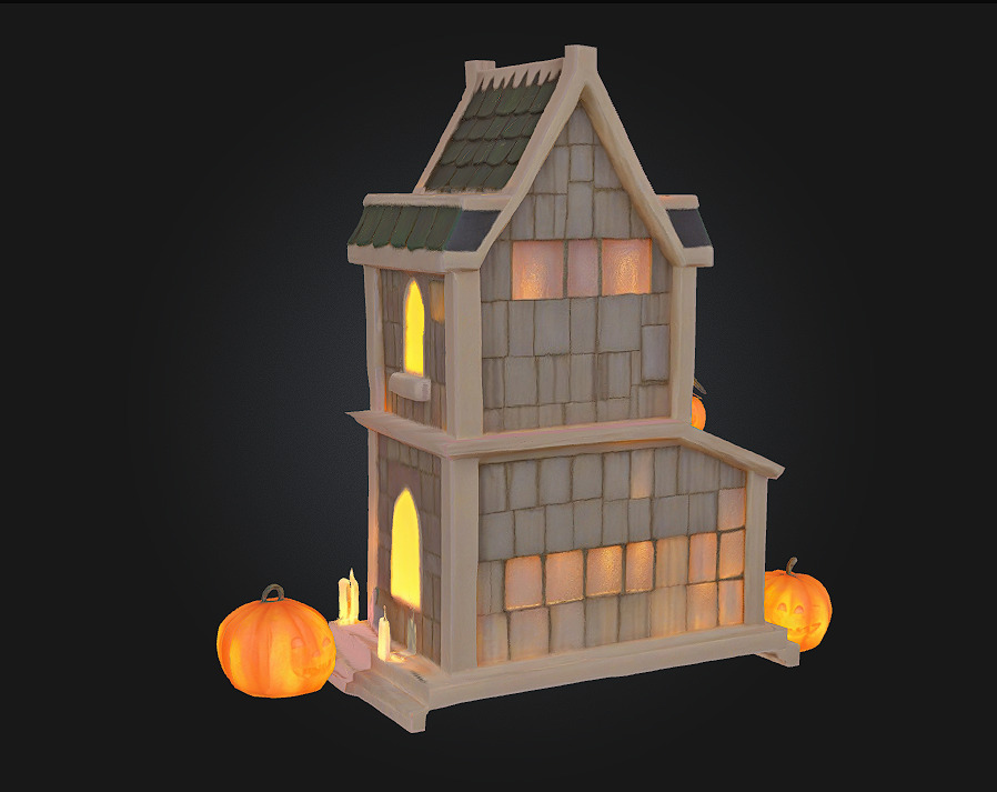 Haunted House Delight 3D model_3