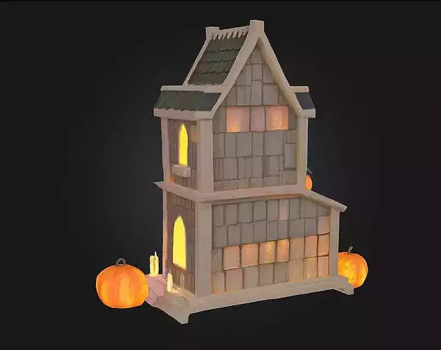 Haunted House Delight  3D model 4