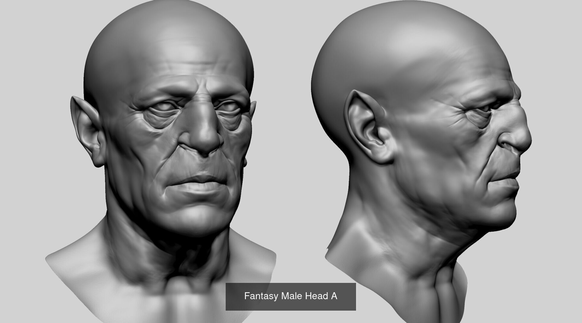 Male Character and Creature Models  3D Model Collection_4