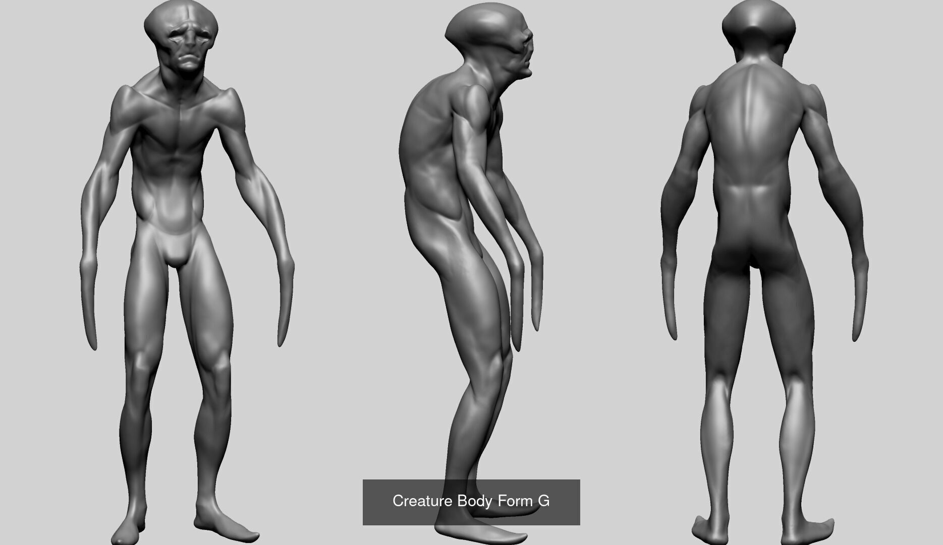 Male Character and Creature Models  3D Model Collection_6