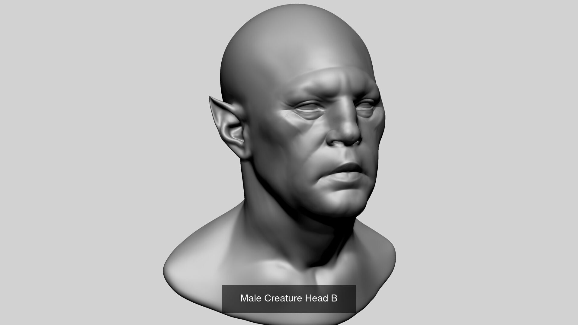 Male Character and Creature Models  3D Model Collection_1