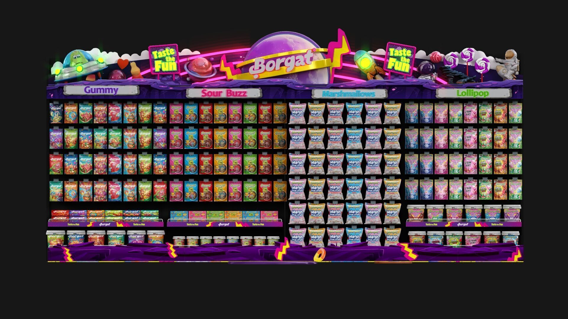 CATMAN SWEET BORGAT Low-poly 3D model_1