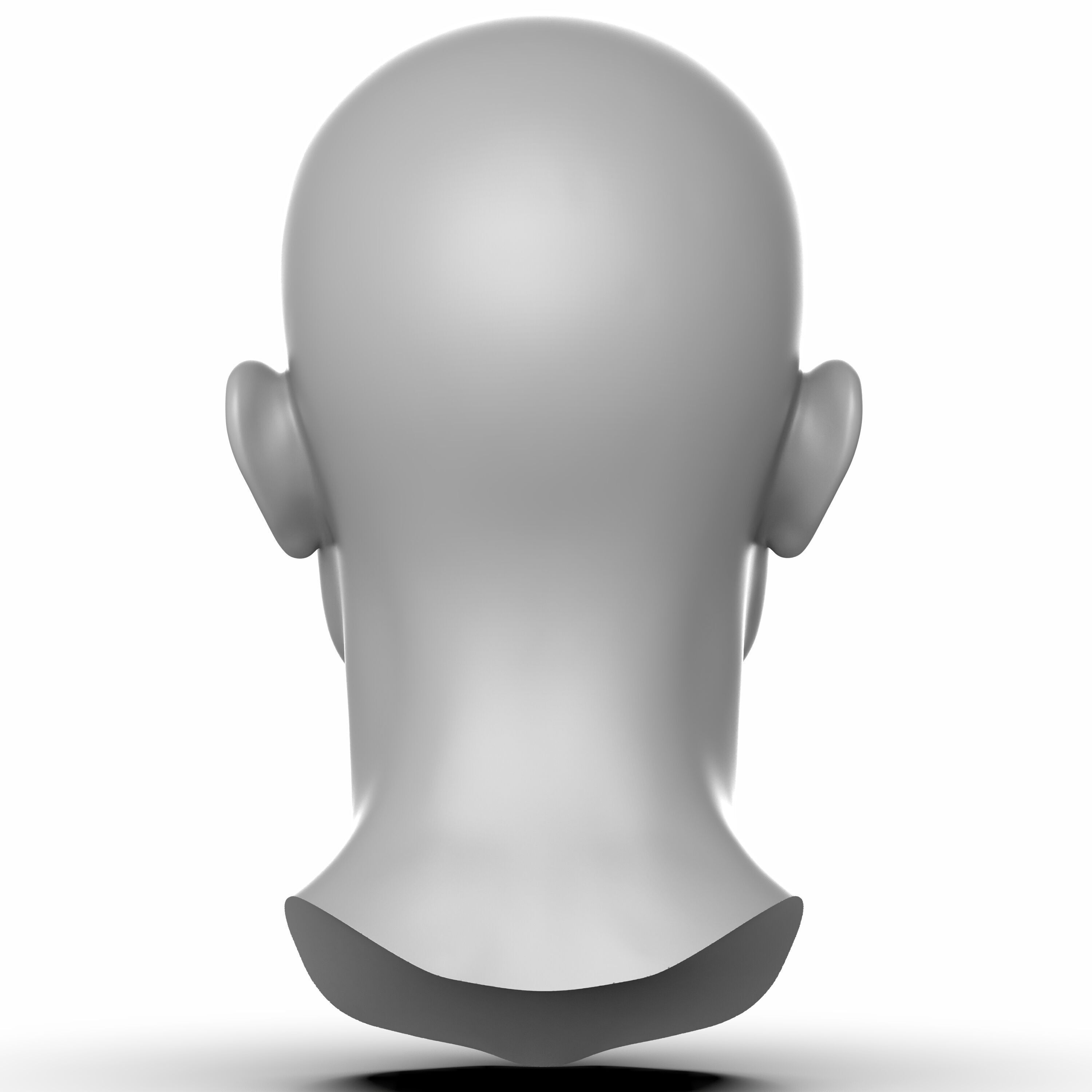 James - head 3D head model realistic head 3D model_6