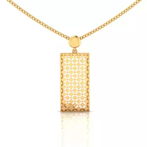 fusion women gold pendant 1012