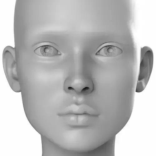 Emma - head 3D  head model  realistic head