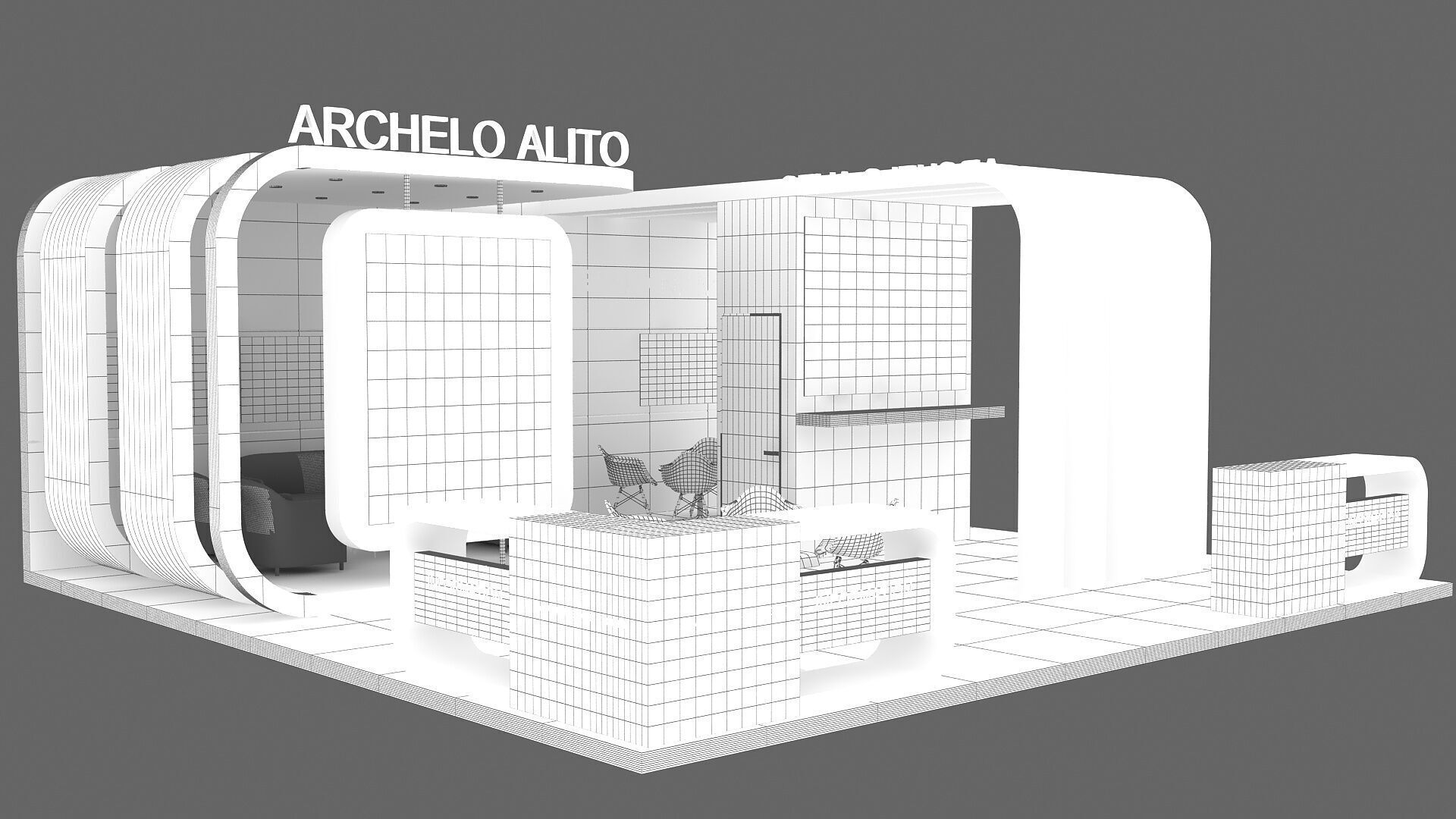 Booth Exhibition 3D model 3D model_8