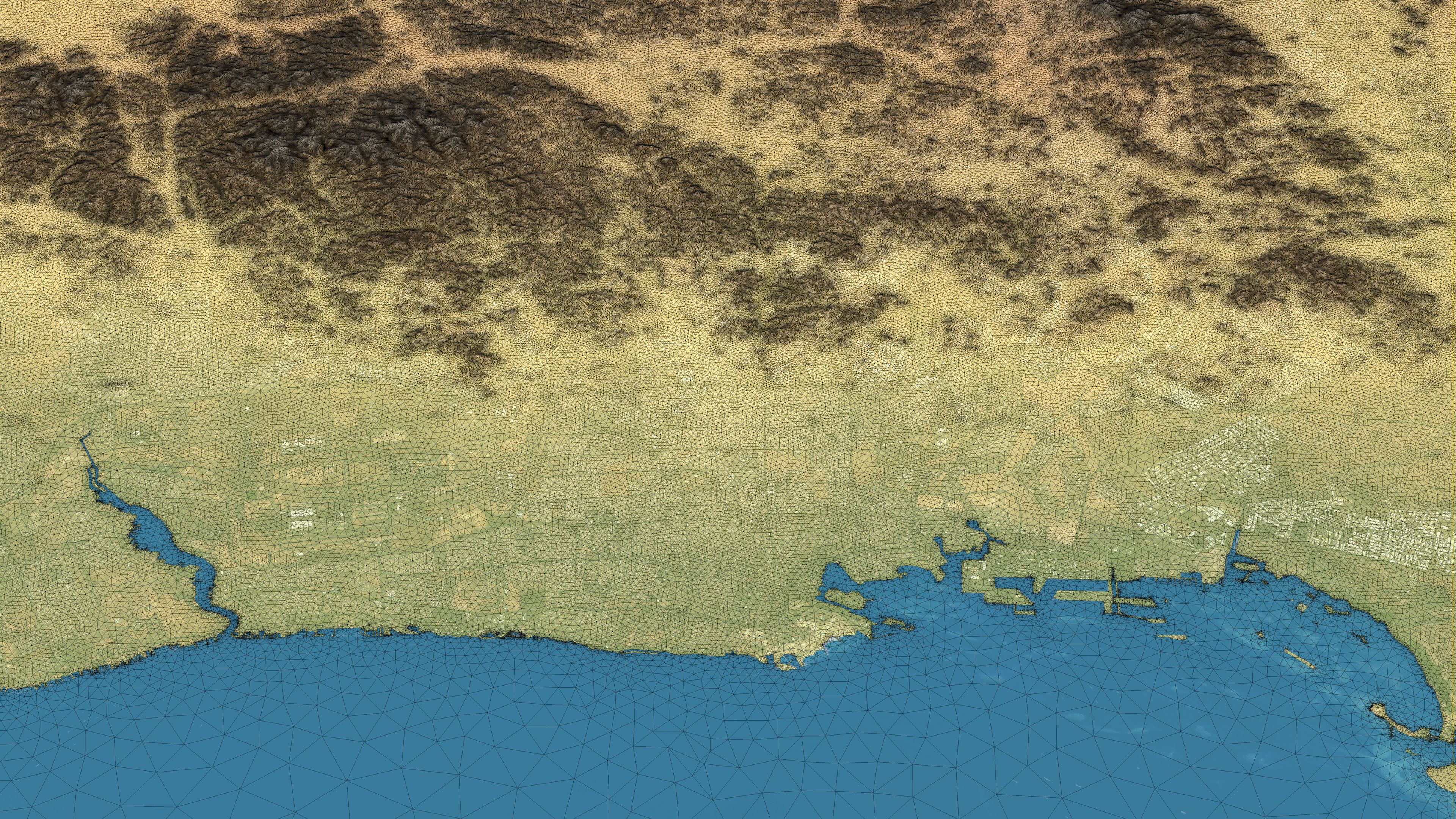 Jeddah - Topography Terrain 3D Model 3D Model Collection_33