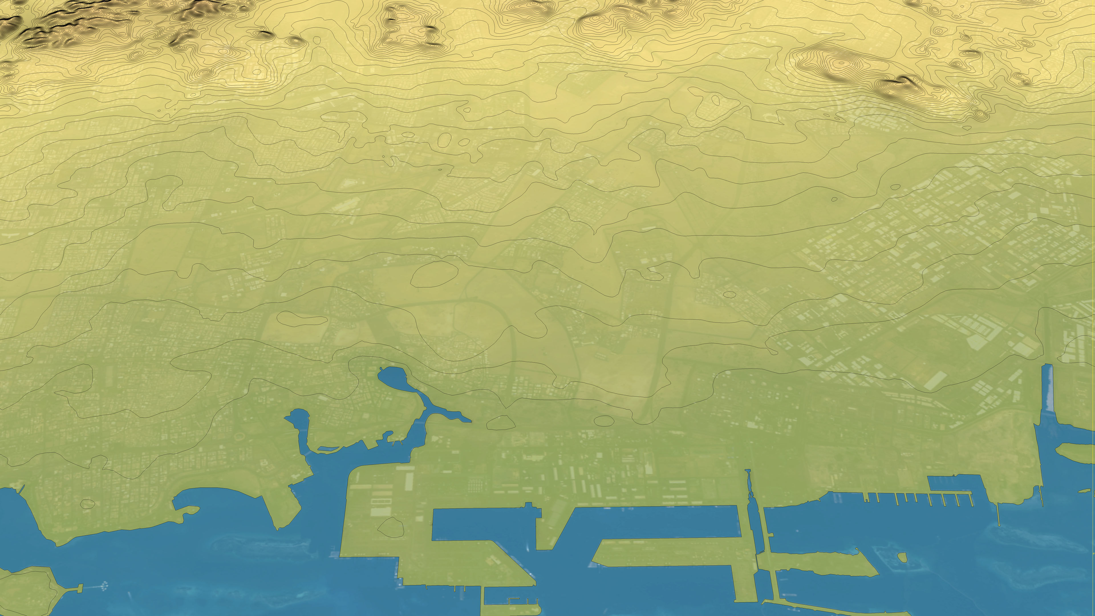 Jeddah - Topography Terrain 3D Model 3D Model Collection_22