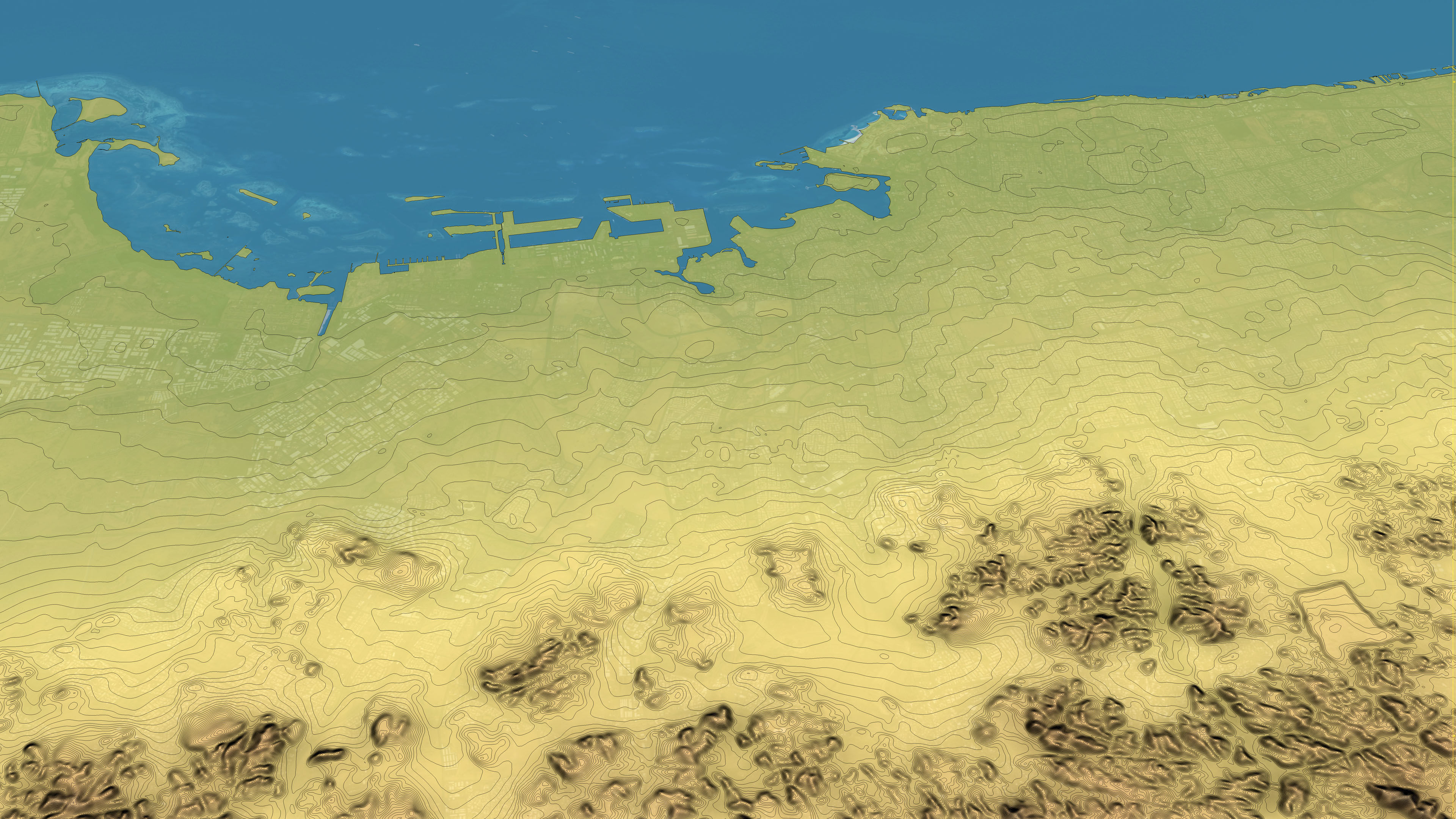 Jeddah - Topography Terrain 3D Model 3D Model Collection_4