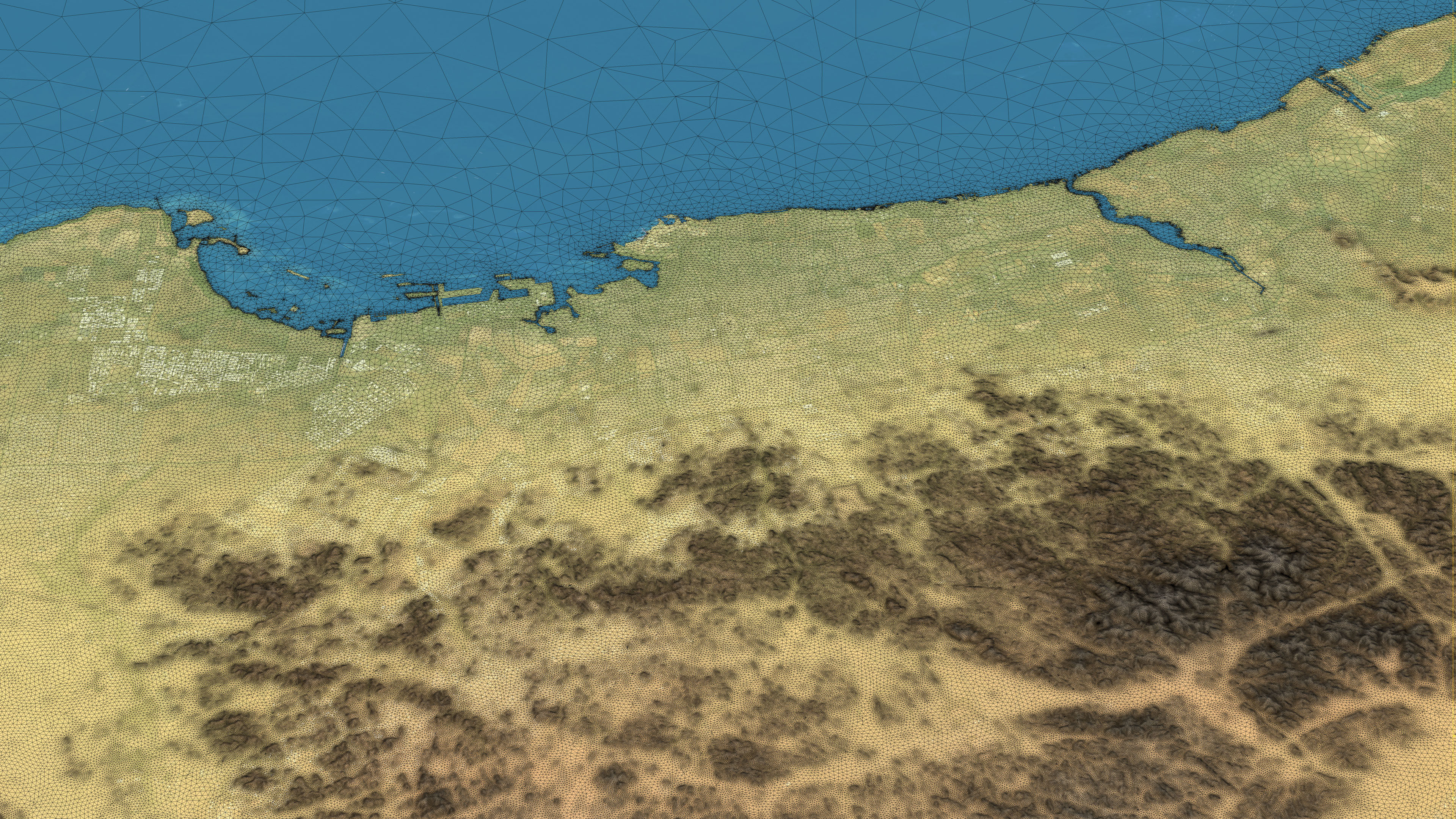 Jeddah - Topography Terrain 3D Model 3D Model Collection_31