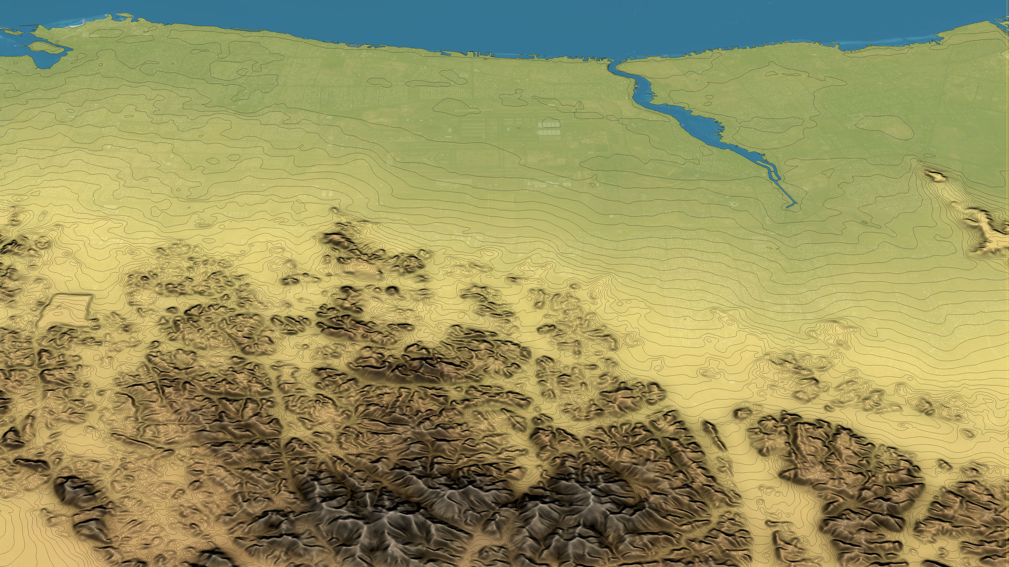 Jeddah - Topography Terrain 3D Model 3D Model Collection_36