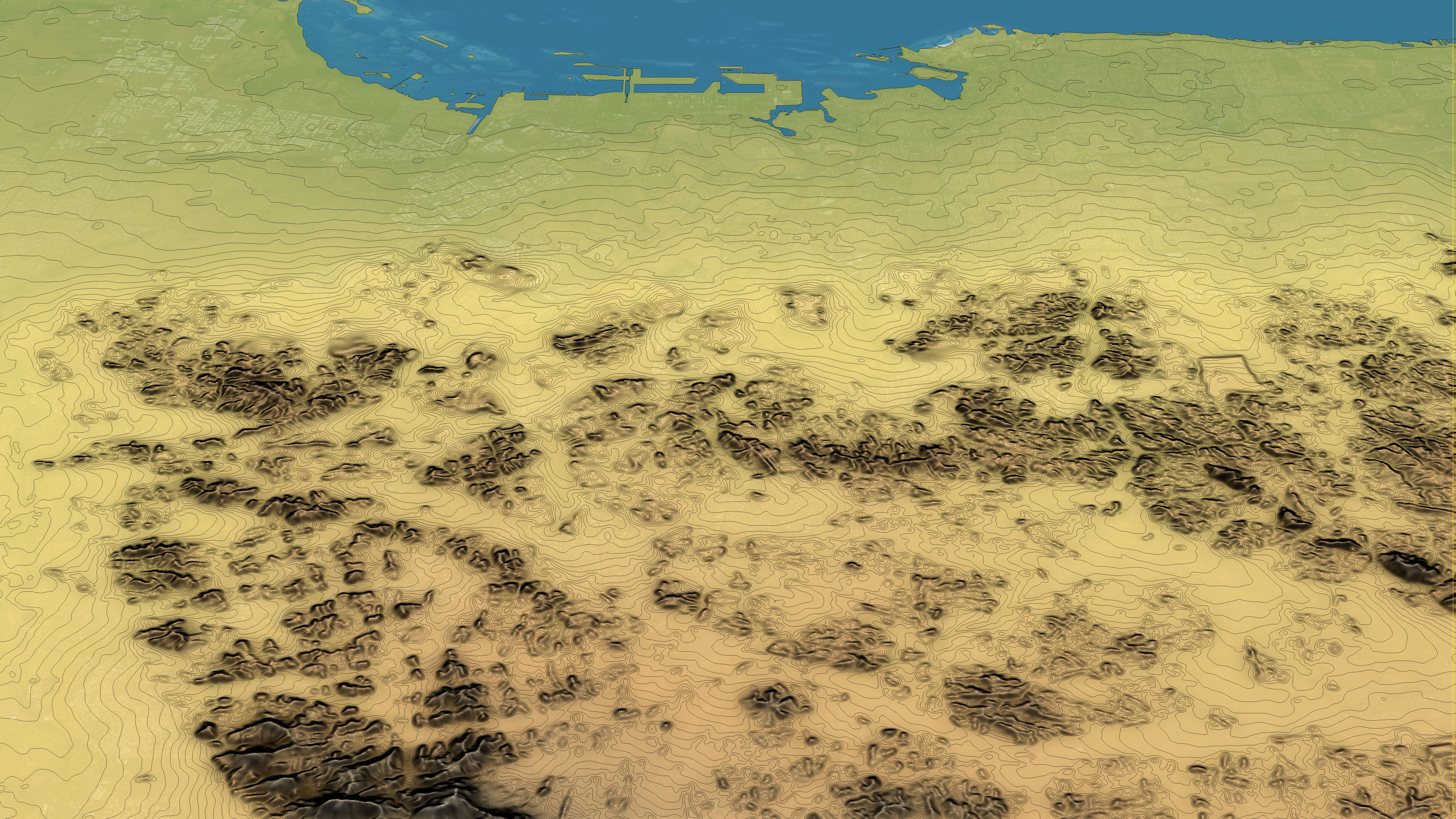 Jeddah - Topography Terrain 3D Model 3D Model Collection_38