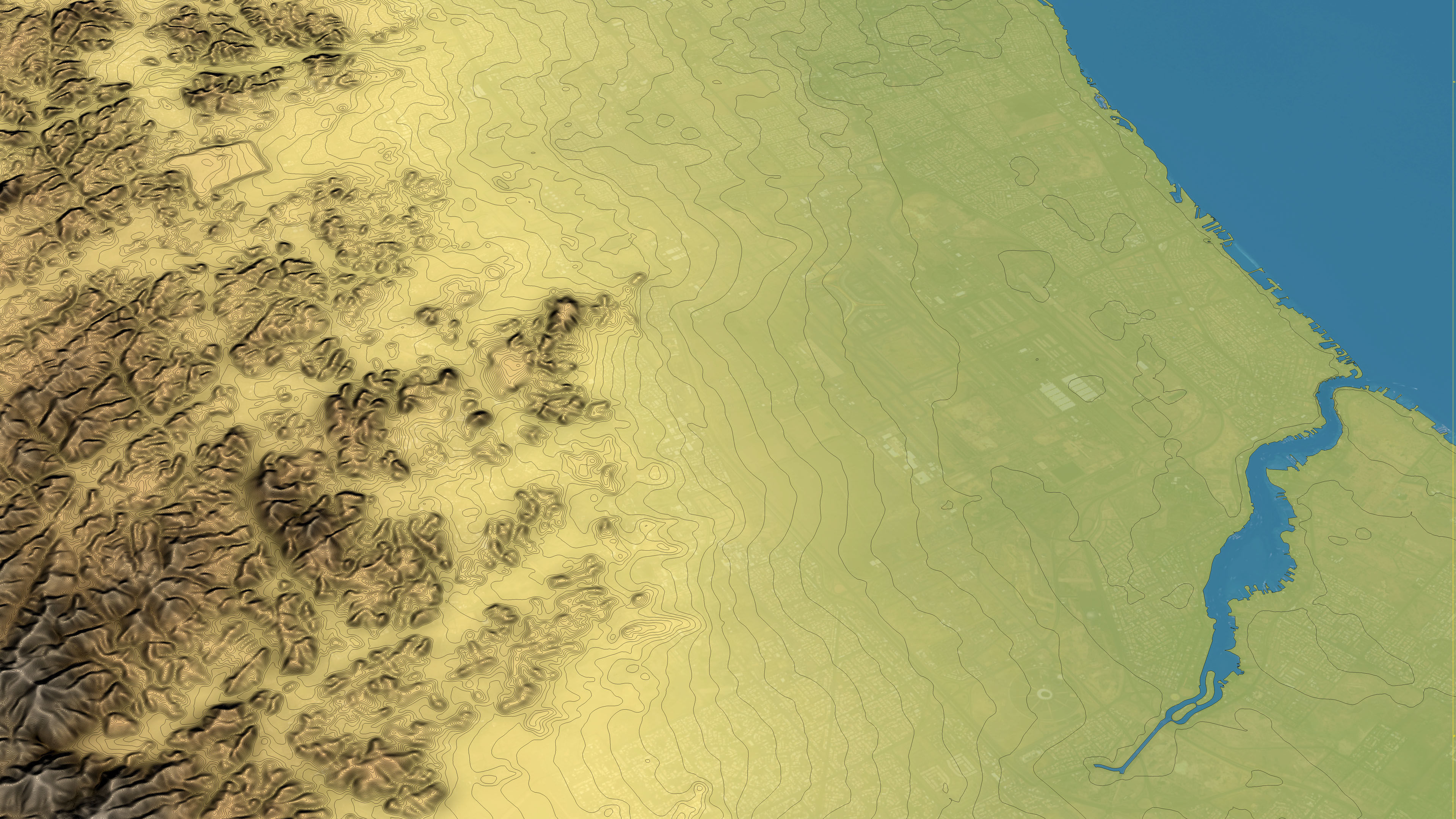Jeddah - Topography Terrain 3D Model 3D Model Collection_16