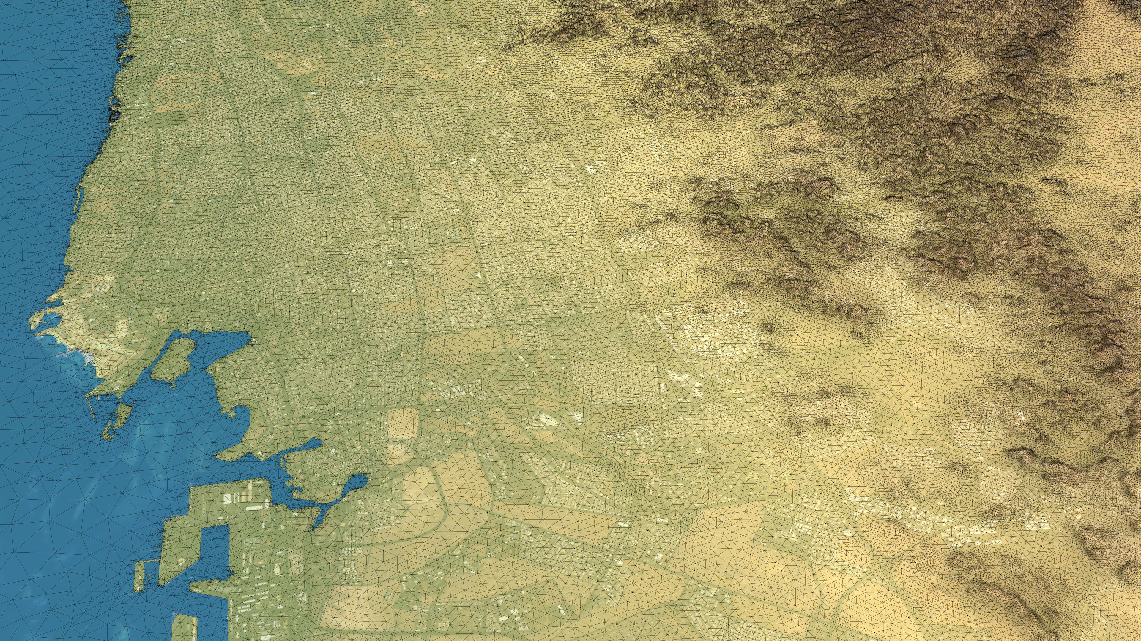 Jeddah - Topography Terrain 3D Model 3D Model Collection_27