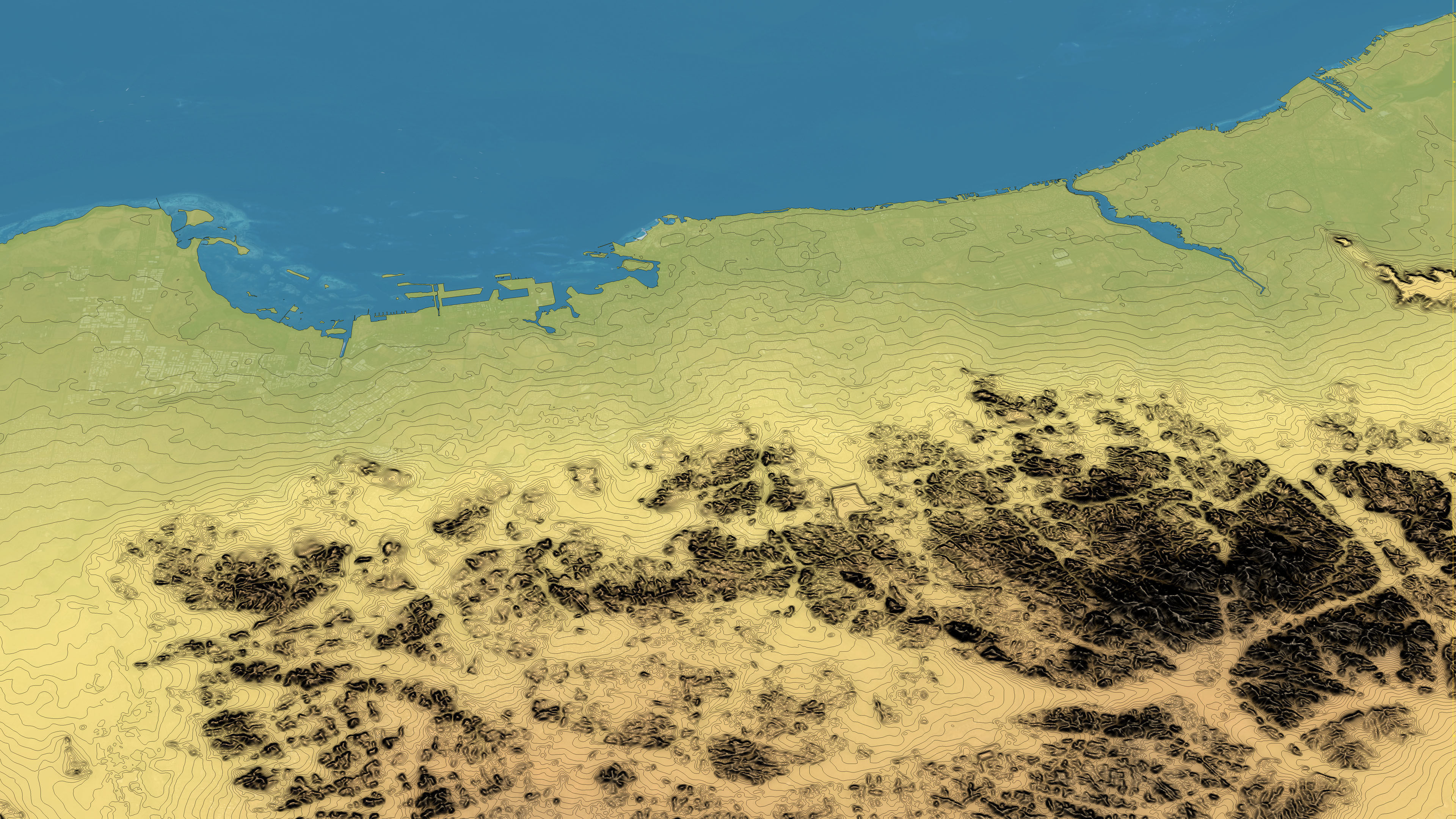 Jeddah - Topography Terrain 3D Model 3D Model Collection_32