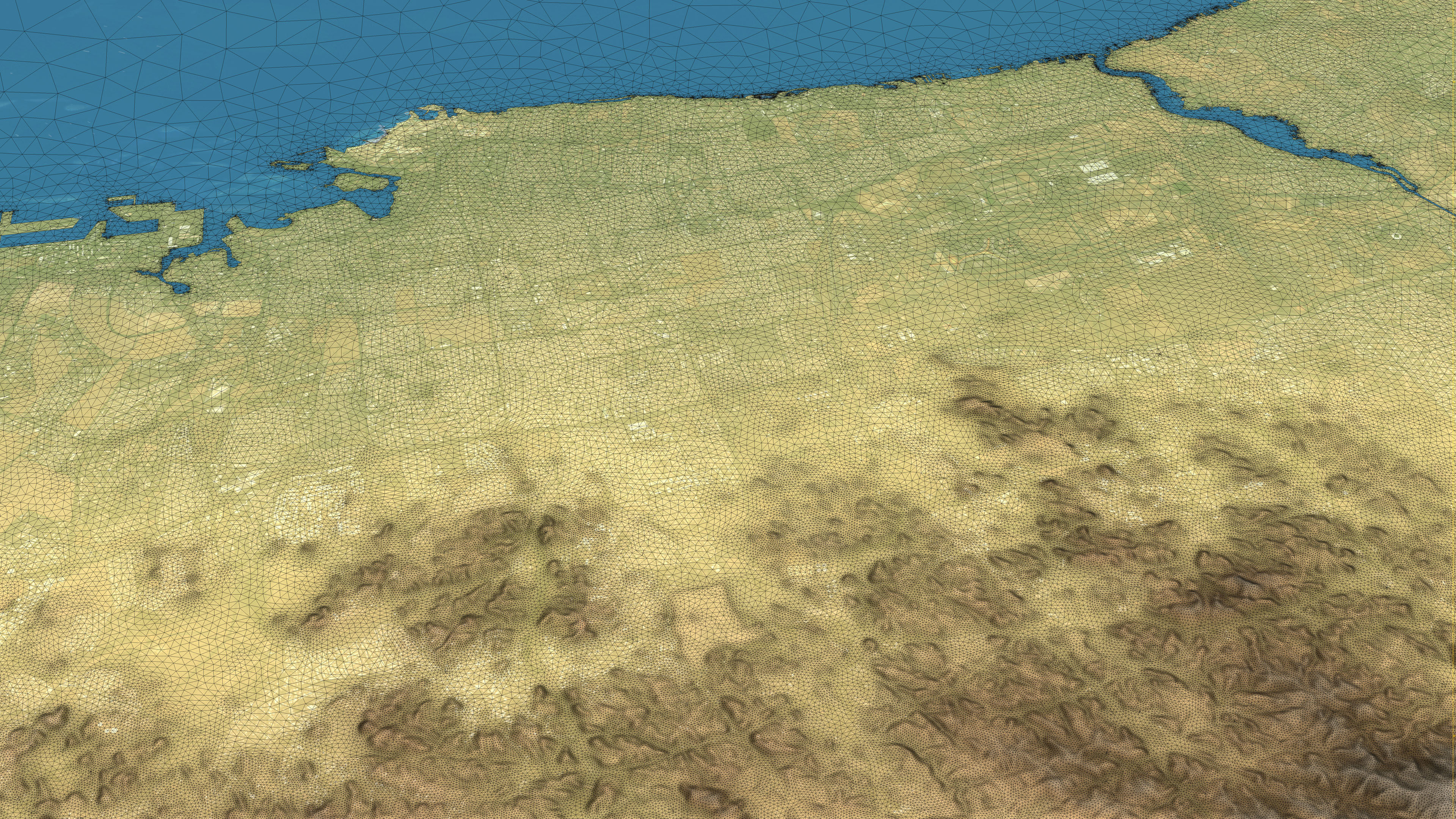 Jeddah - Topography Terrain 3D Model 3D Model Collection_6