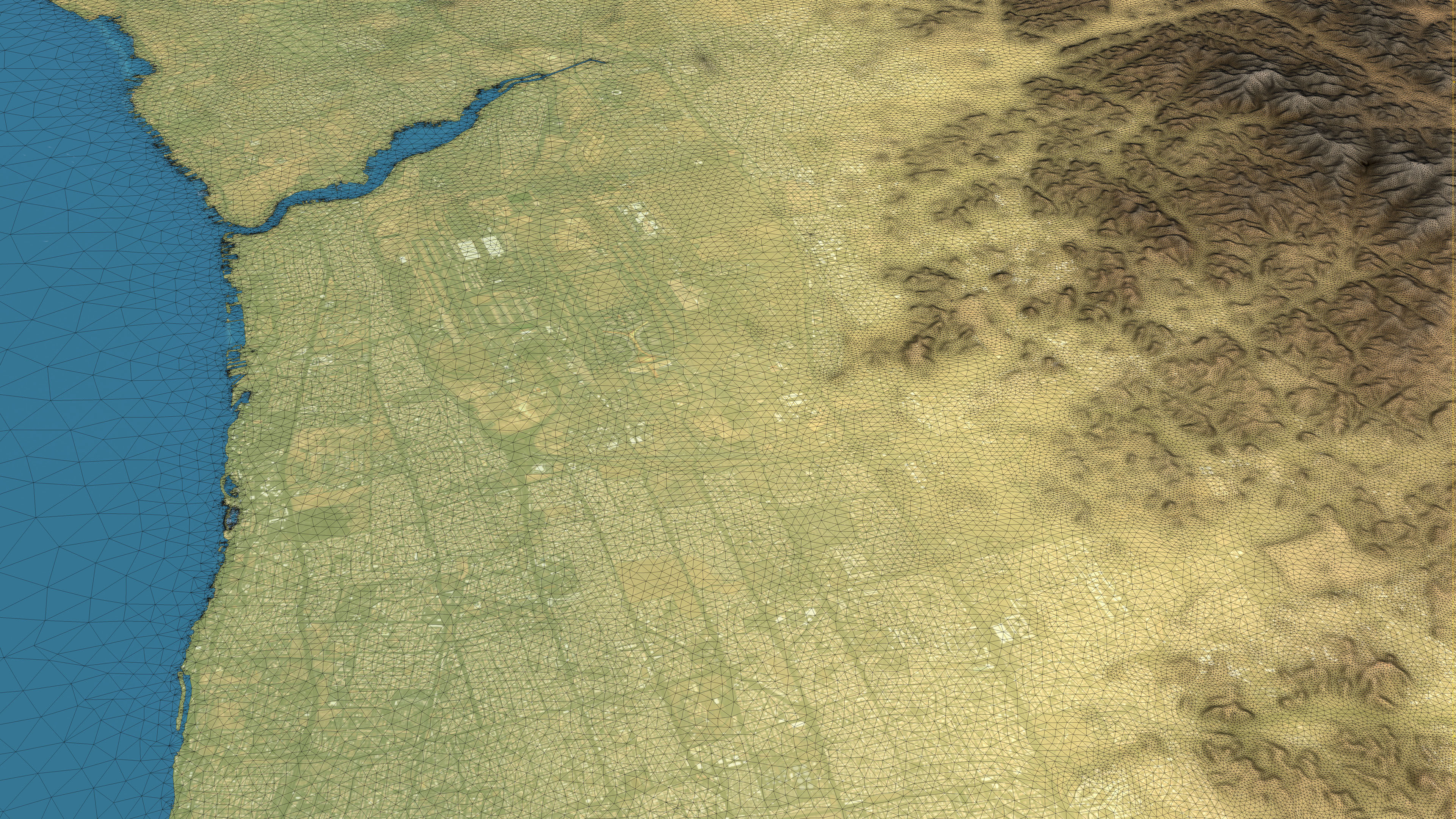 Jeddah - Topography Terrain 3D Model 3D Model Collection_25