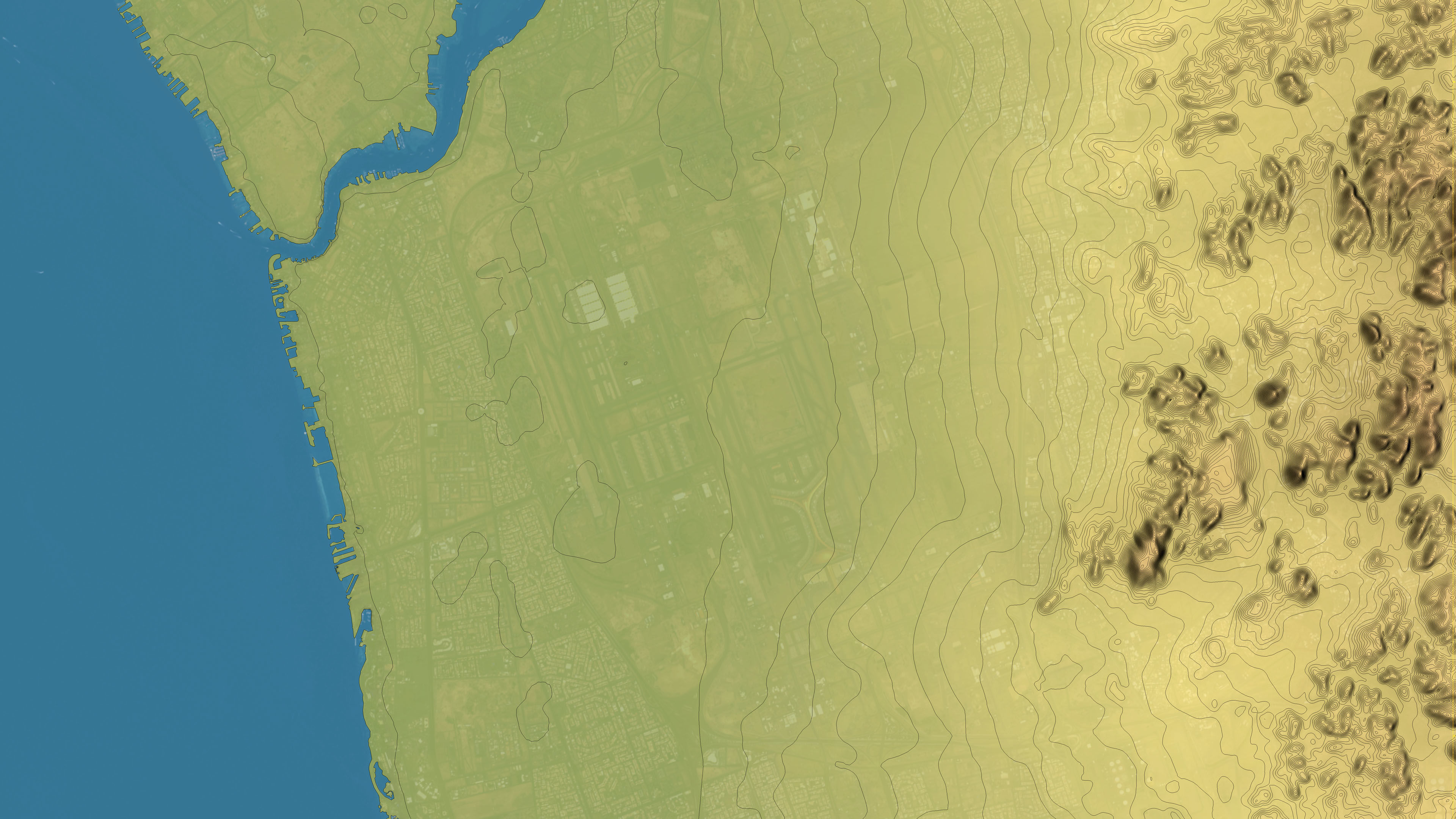 Jeddah - Topography Terrain 3D Model 3D Model Collection_40