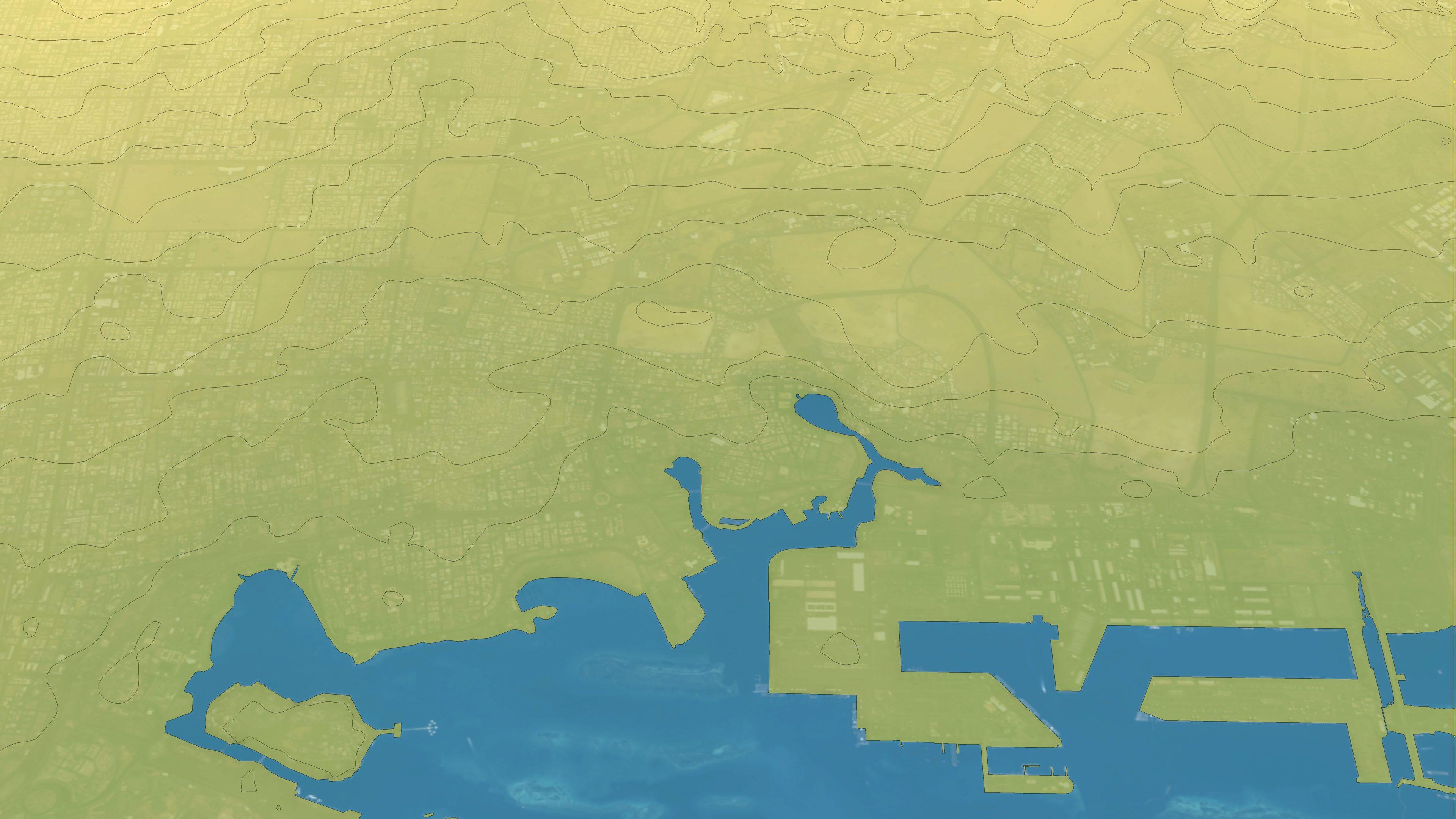 Jeddah - Topography Terrain 3D Model 3D Model Collection_19