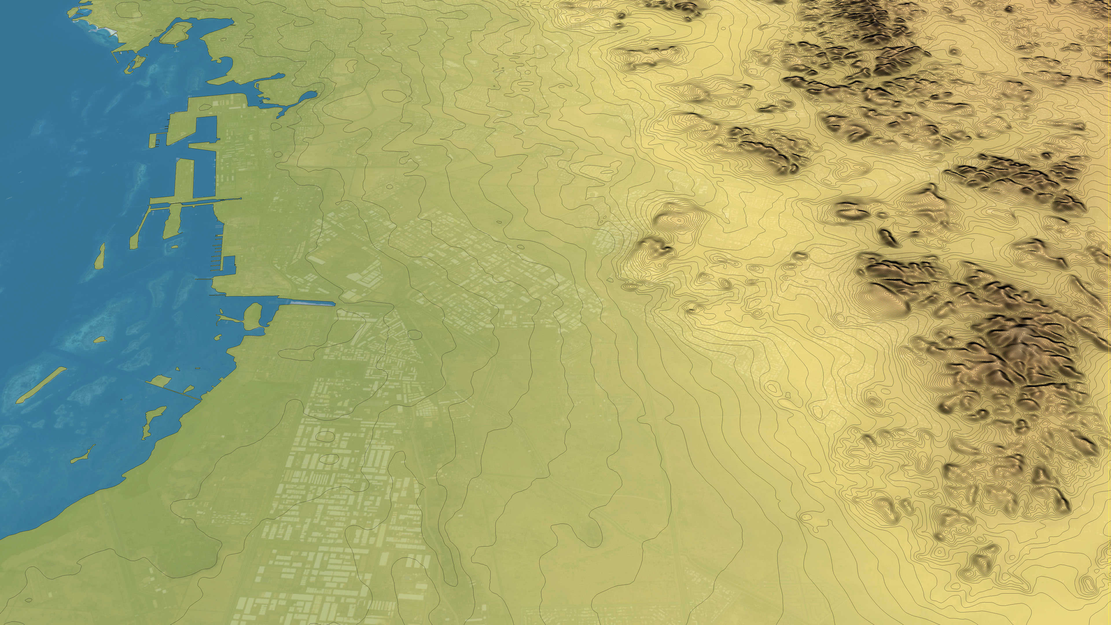 Jeddah - Topography Terrain 3D Model 3D Model Collection_30