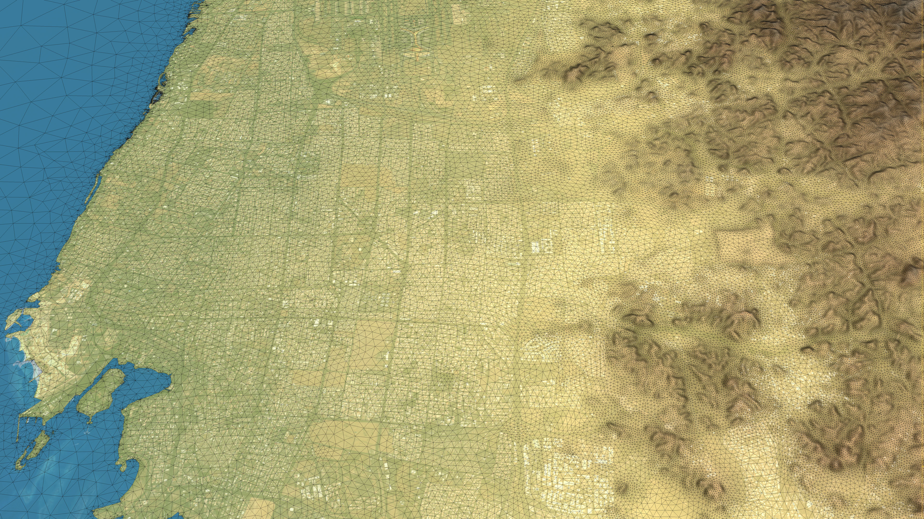 Jeddah - Topography Terrain 3D Model 3D Model Collection_12