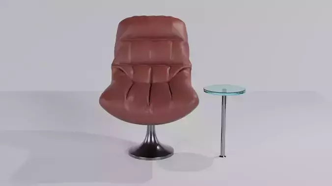 Leather Chair 3D model