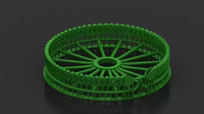 6MM SPIRAL 2 in 1 ANTIQUE CUBAN CHAIN OR BRACELET  3D print model