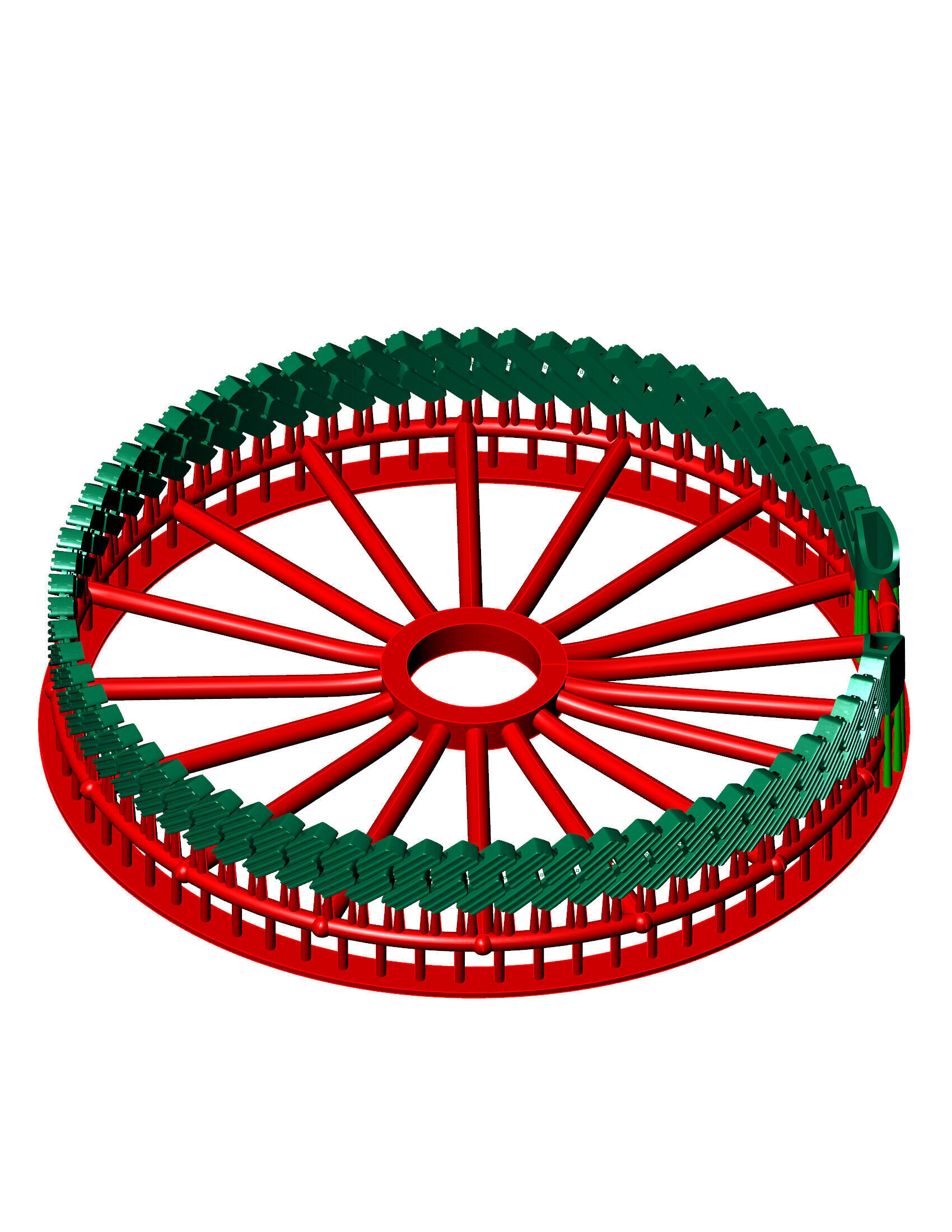 7MM SPIRAL 2 in 1 ANTIQUE CUBAN CHAIN OR BRACELET 3D print model_1