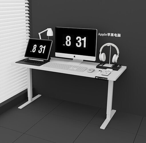 All types of computers 3D model