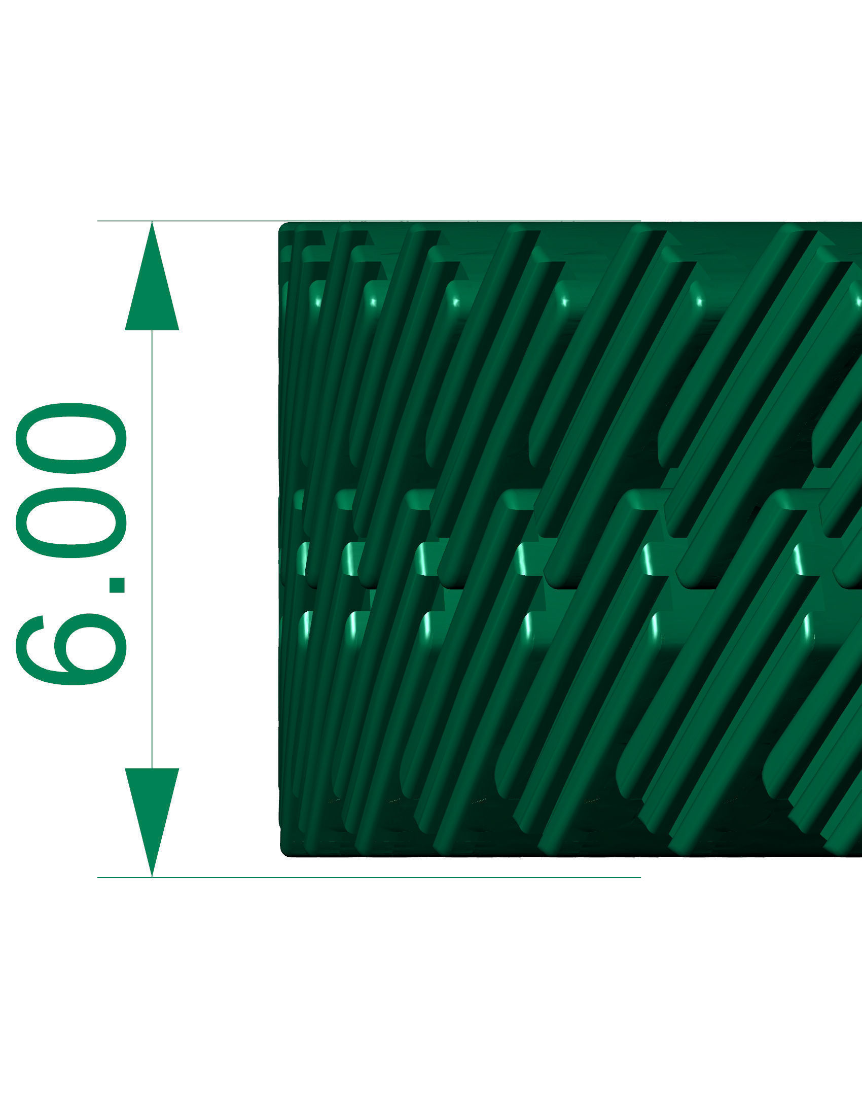 5 SIZE SPIRAL 2 in 1 ANTIQUE CUBAN CHAIN OR BRACELET 3D Model Collection_5