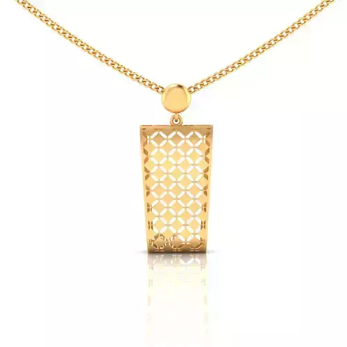 fusion women gold pendant 1014