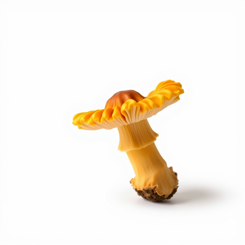 Chanterelle Mushroom D Model Pack Low-poly 3D model_4