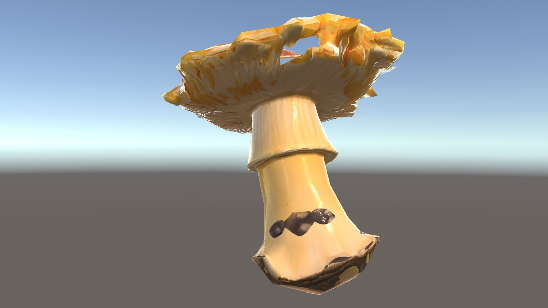 Chanterelle Mushroom D Model Pack Low-poly 3D model_31