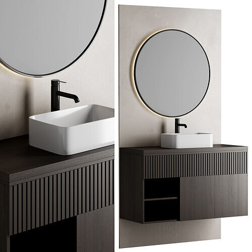 Bathroom Set 08 3D model