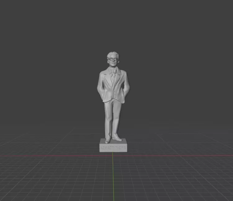 Erwin Schrodinger 3D print model