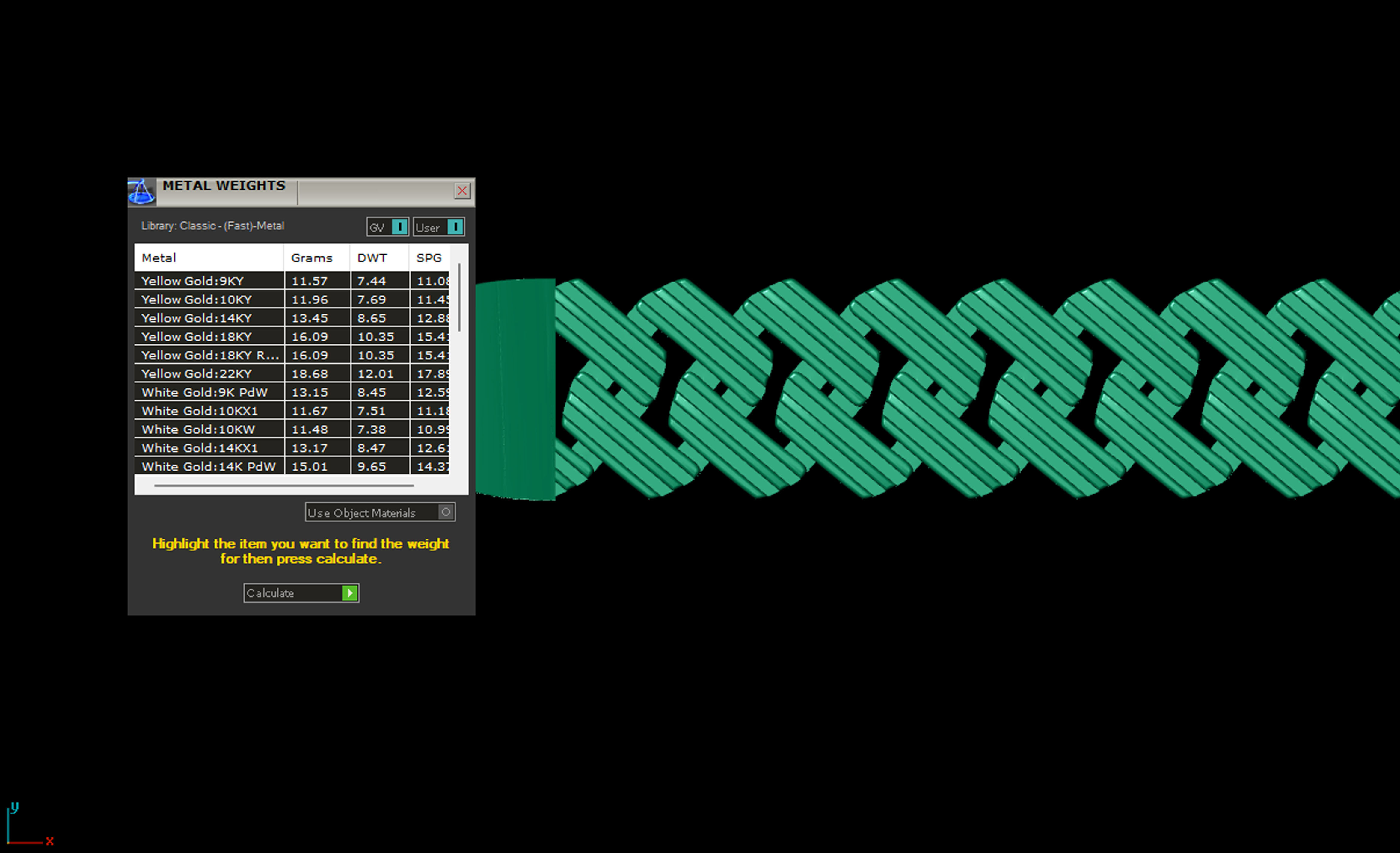 10MM Strick type 2 in 1 ANTIQUE CUBAN CHAIN OR BRACELET  3D print model_2