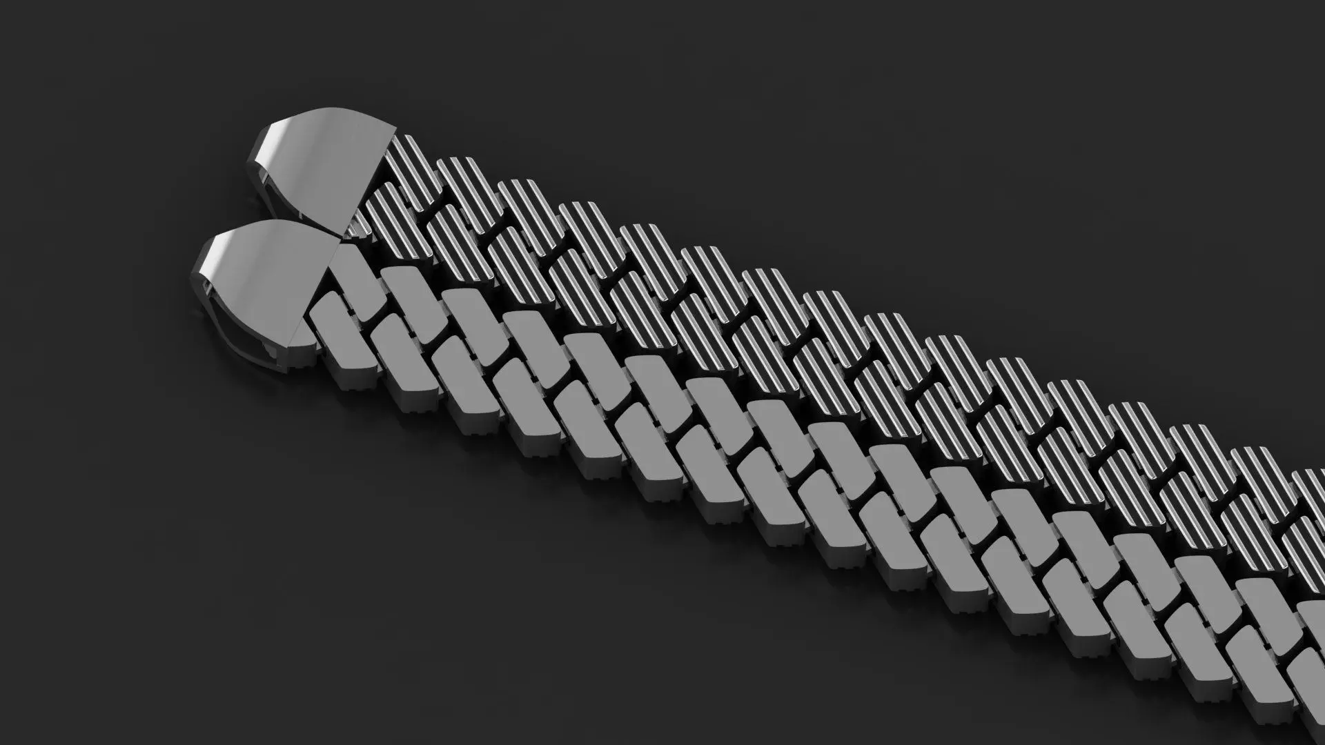 10MM Strick type 2 in 1 ANTIQUE CUBAN CHAIN OR BRACELET  3D print model_0