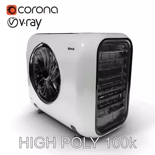 Modern Air Conditioner Model Pack with Adjustable LOD System