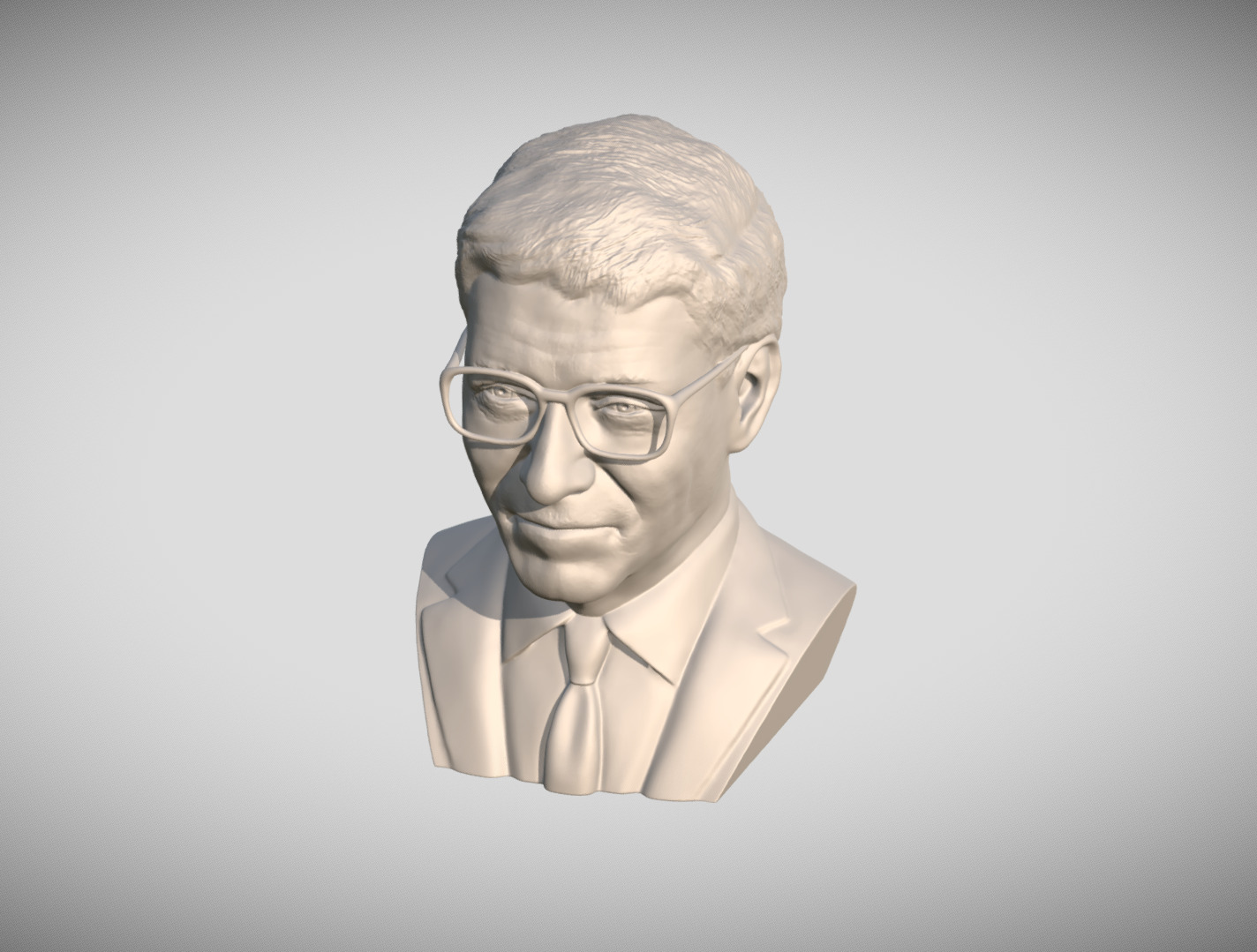Bill Gates bust 3D print model_17