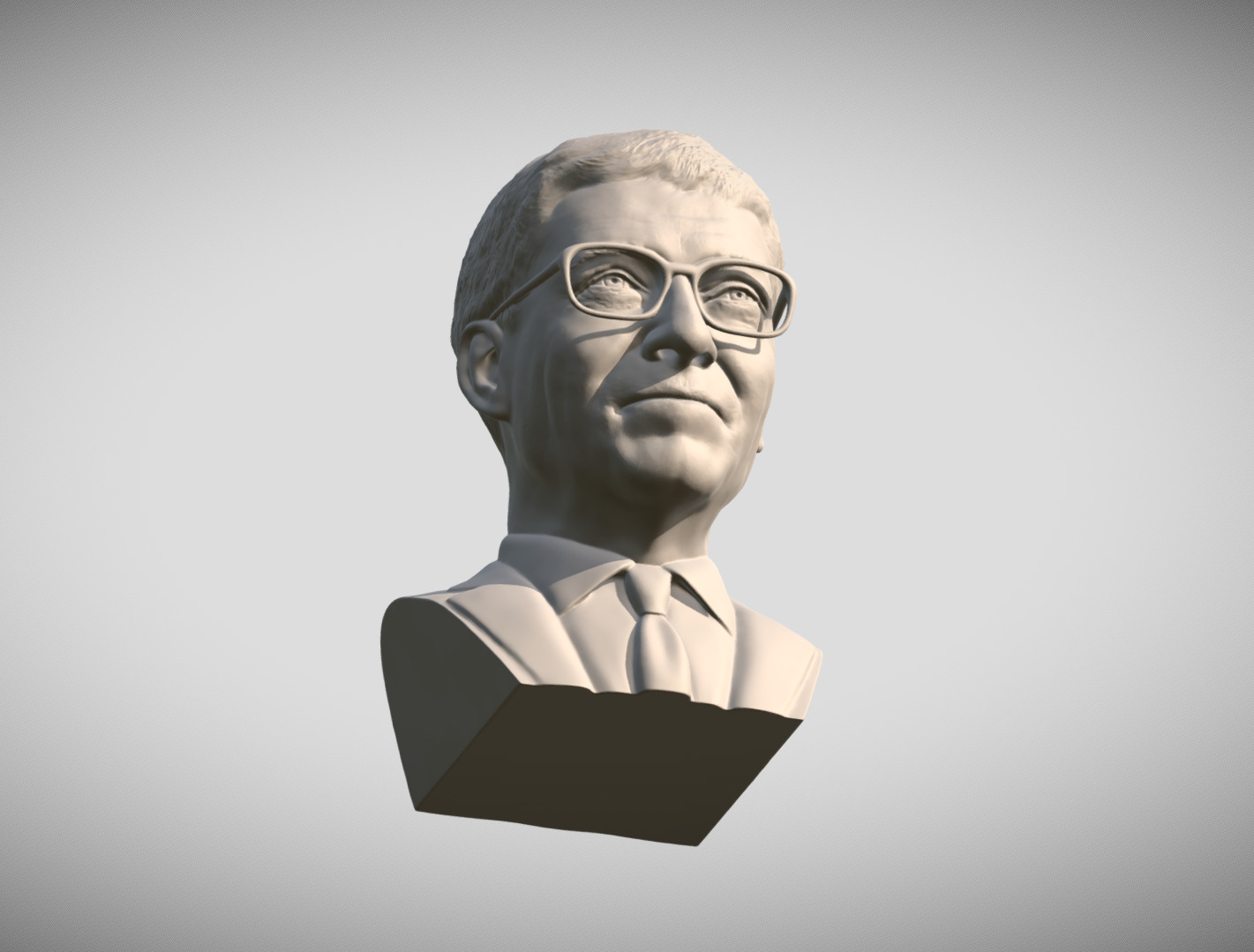 Bill Gates bust 3D print model_15