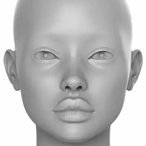 Olivia - head 3D  head model  realistic head