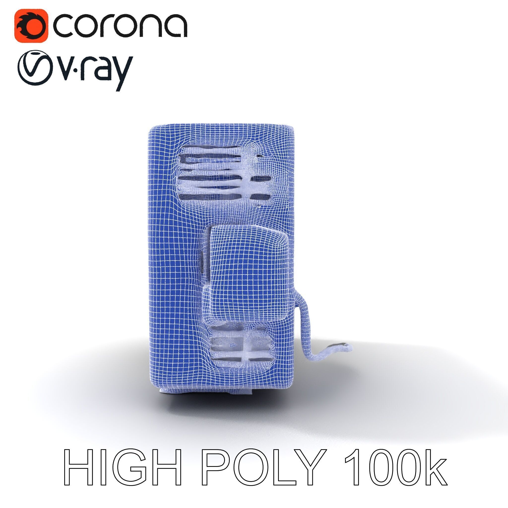 WallMounted Air Conditioning Unit D Model Pack Low-poly 3D model_27