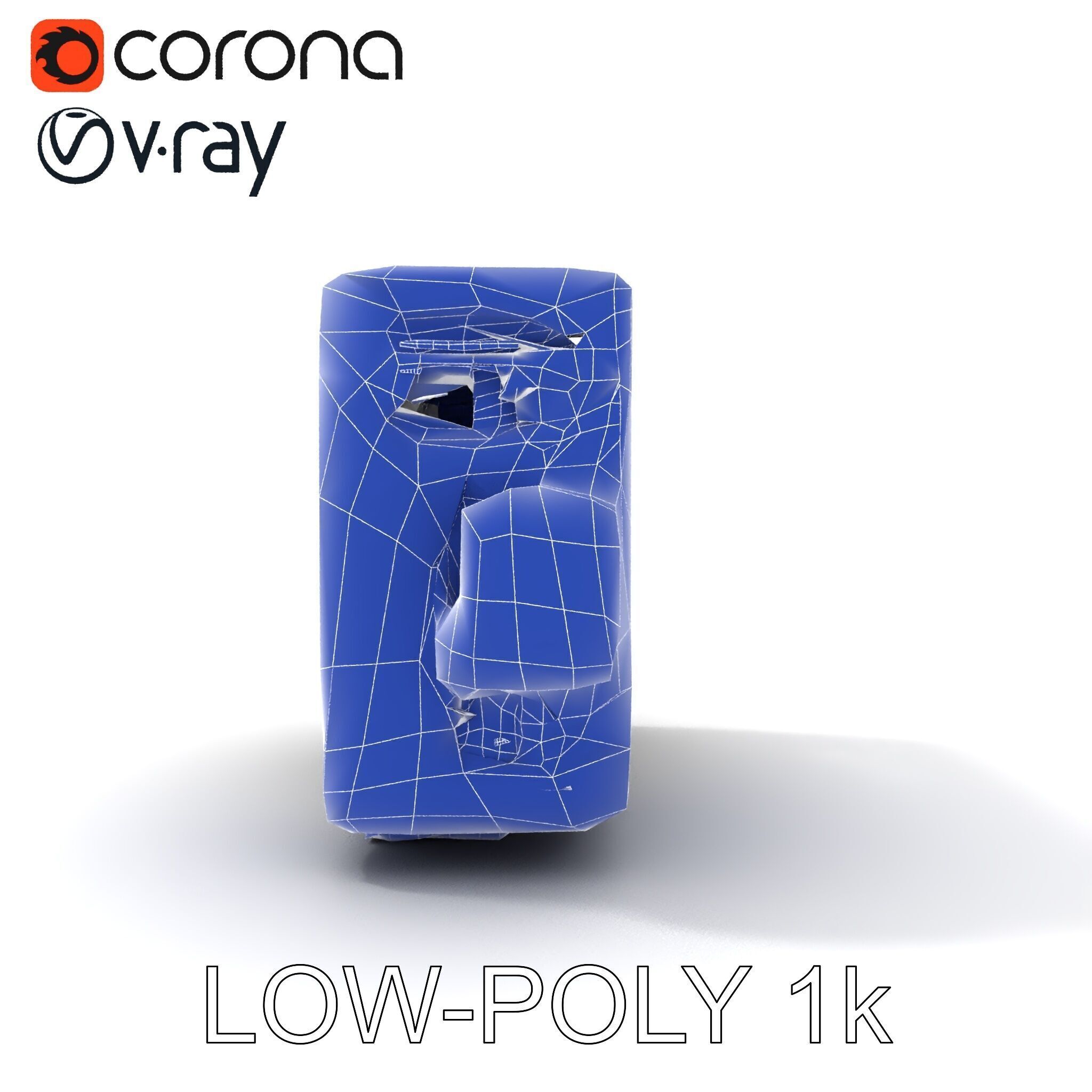 WallMounted Air Conditioning Unit D Model Pack Low-poly 3D model_12
